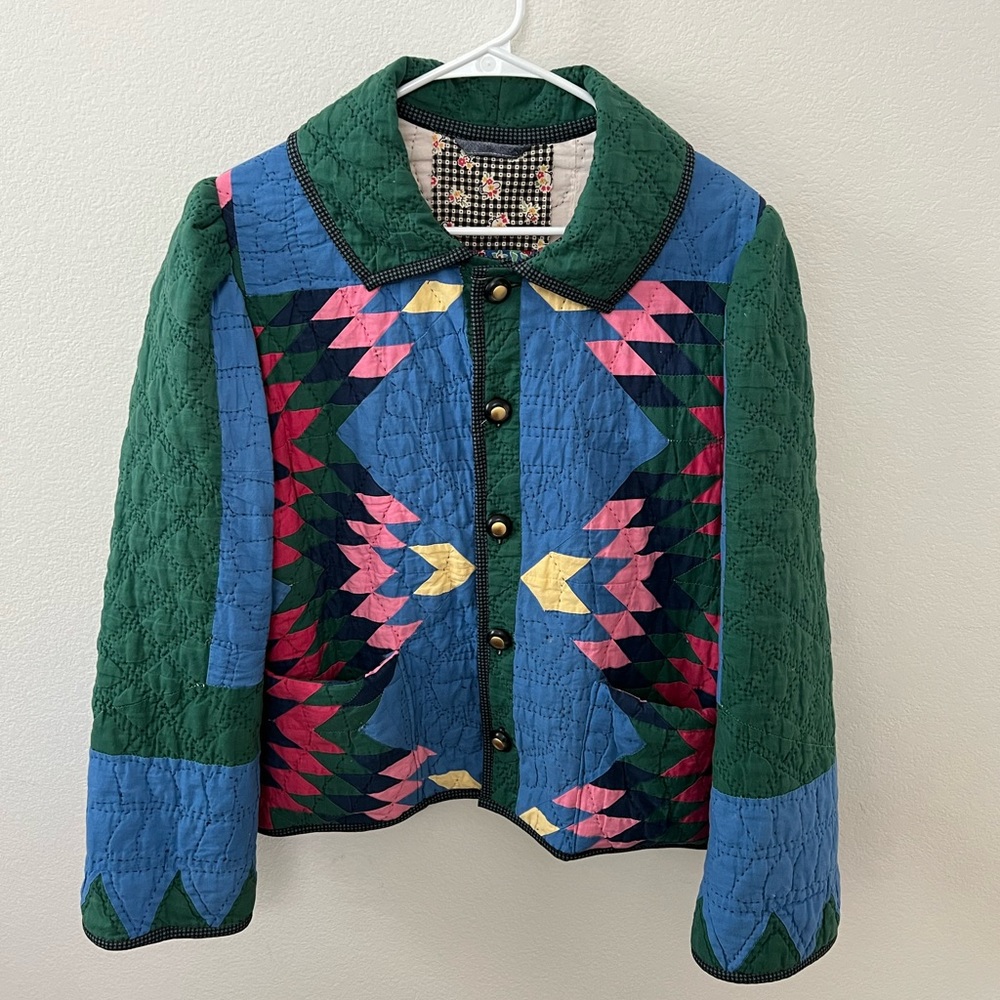 Colorful Quilted Women's Jacket